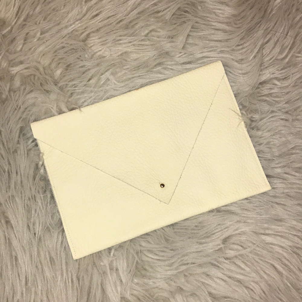 Flat Leather Clutch